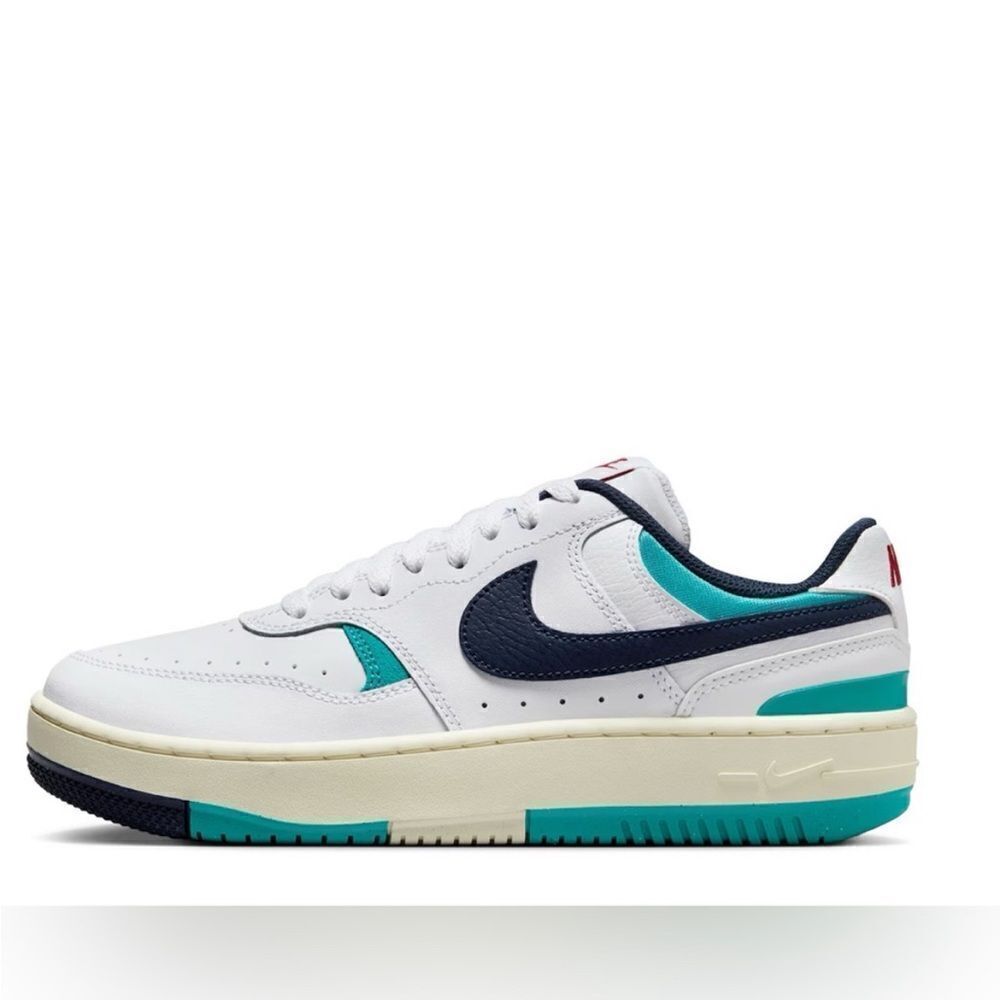 Nike Gamma Air Force‎ Dusty Cactus Trainers White/Blue/Turquoise New in box